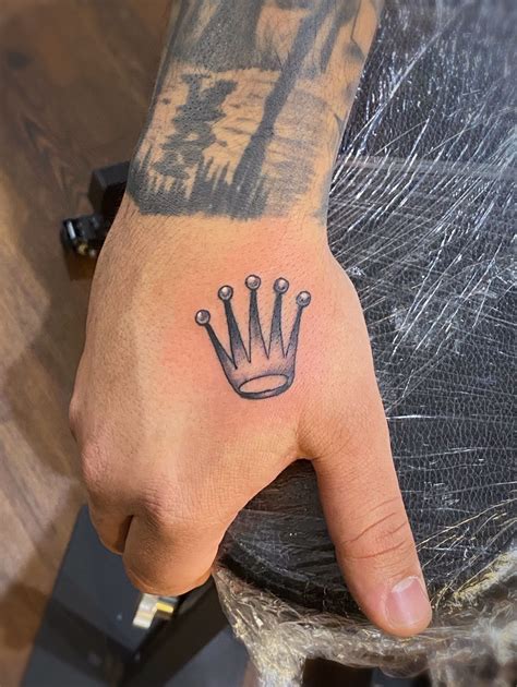 rolex crown tattoos|Rolex crown tattoo designs.